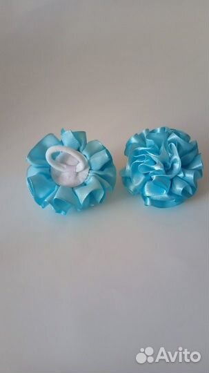 Бантик для волос шарик на резинке (набор 2 штуки)