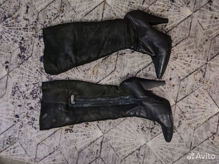 Сапоги женские из натуральной кожи