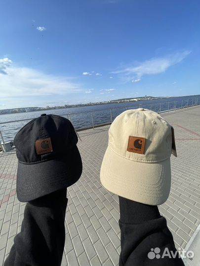 Кепка carhartt бежевая