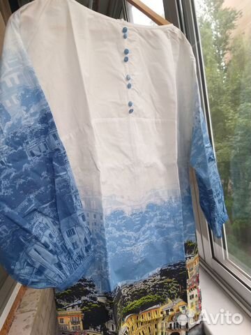 Легкое платье для отпуска с карманами-эксклюзив