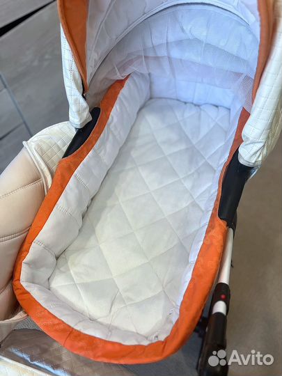 Коляска Farfello Care-Line 3 в 1 (кожаная)