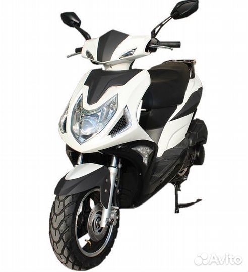 Мопед racer RC50QT-6F flame sport