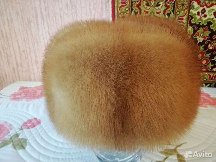 Норковая шапка мужская новая 58 раз
