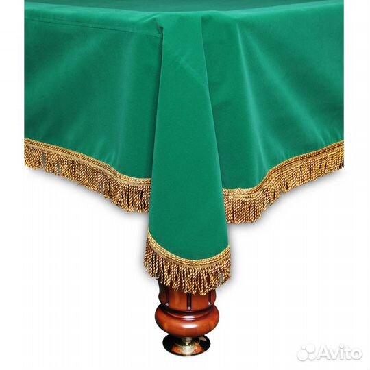 Покрывало Чикаго 12фт вельвет зелёное/жёлтая