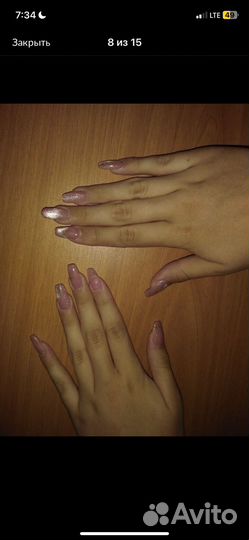 Наращивание ногтей на дому