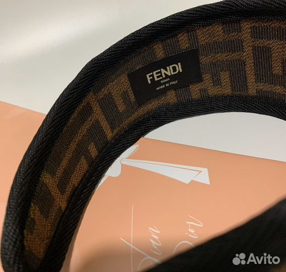 Fendi широкий ободок для волос