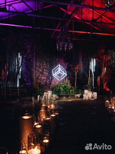 Аренда насыпных свечей