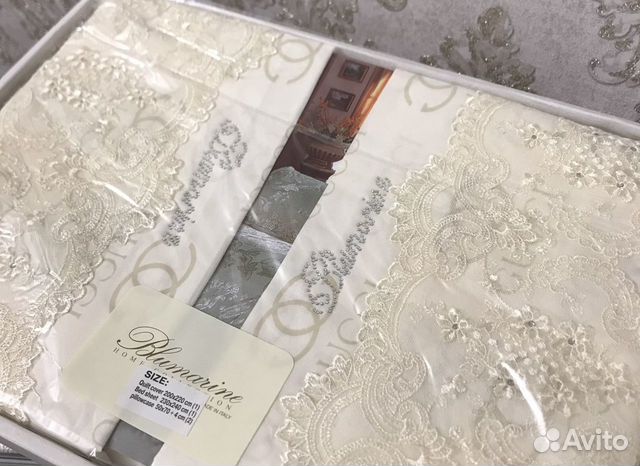 Постельное бельё Blumarine евро размер