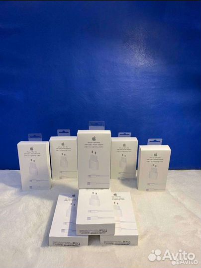 Адаптер Apple 20W + Кабель USB-C-Lightning