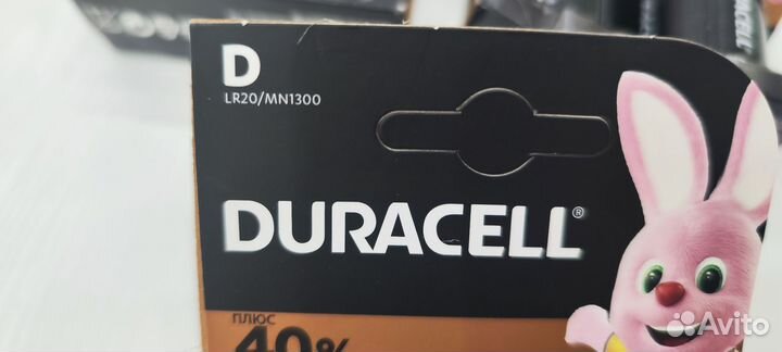 Duracell d2 lr20 4 шт