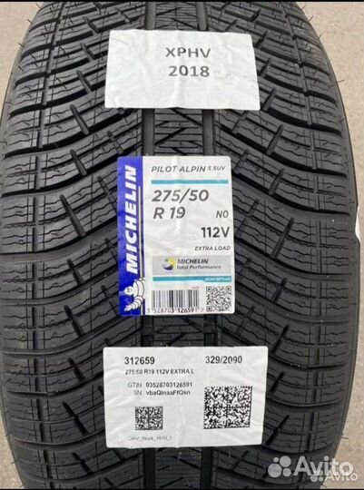 Michelin Pilot Alpin 5 SUV 255/55 R19 и 275/50 R19 111V