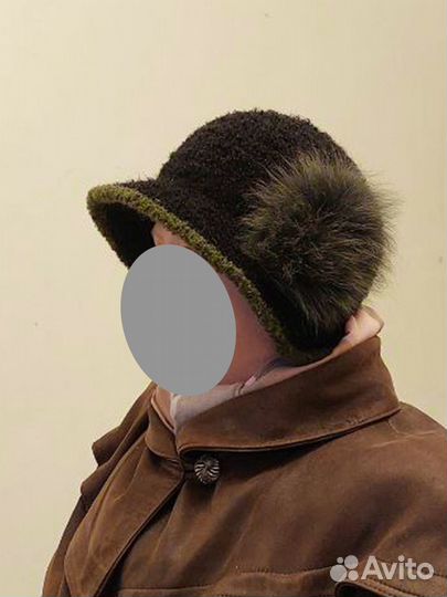 Панама шляпа шерсть-букле