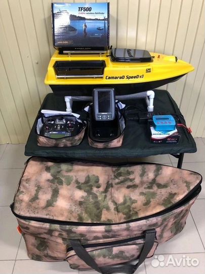 Прикормочный кораблик camarad