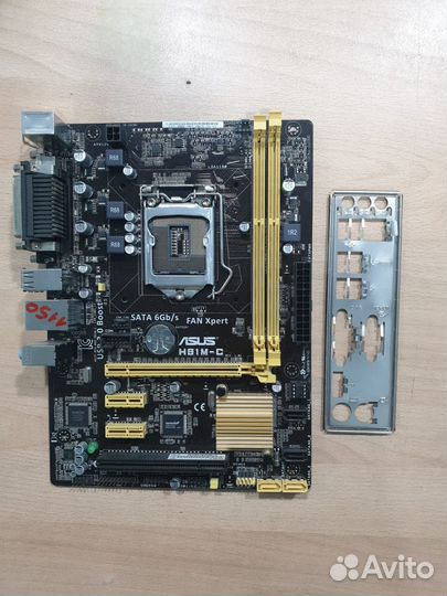 Материнская плата asus H81M-C LGA 1150