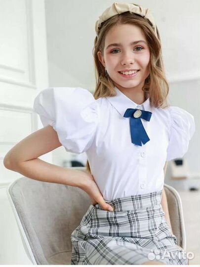 Новая школьная блузка для девочки