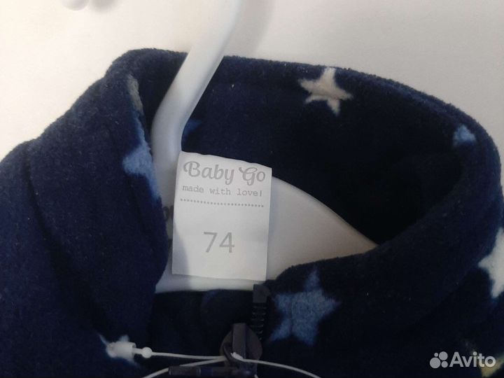 Флисовый комбинезон 74