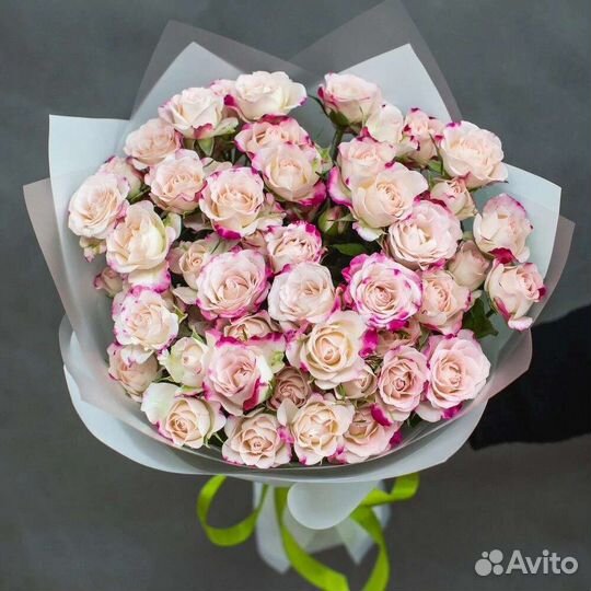 Цветы розы букет