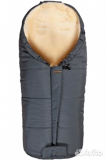 Новый Конверт на овчине Mansita Lazio антрацит