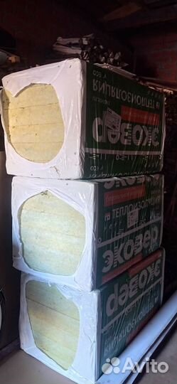 Утеплитель эковер и брусья