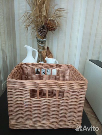 Корзина плетеная для хранения