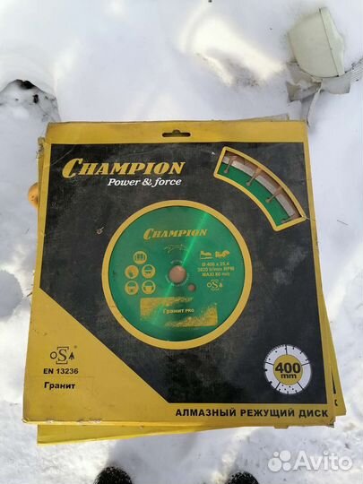 Алмазный режущий диск champion