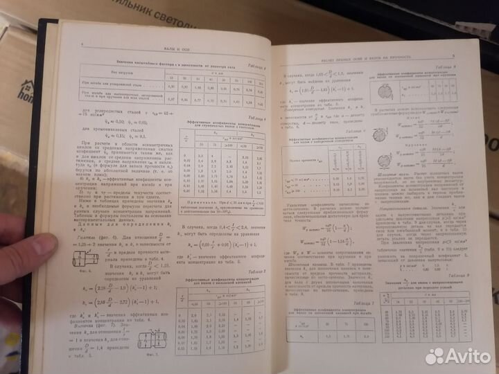 Книга Детали машин 1 и 2 том. 1953 год