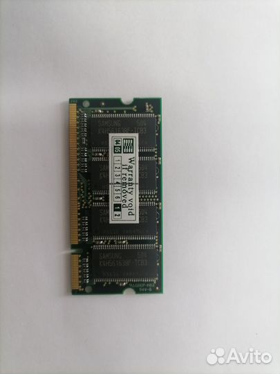 Ноутбучная память ddr1 256mb