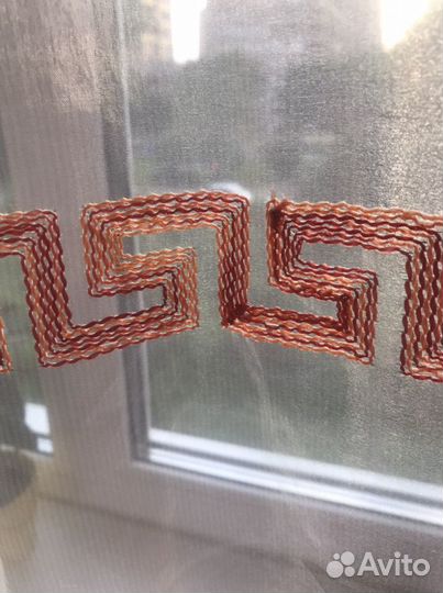 2 шторы + тюль с вышивкой