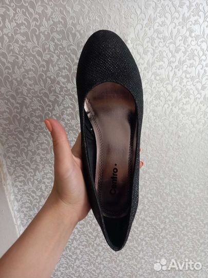 Туфли с блестками