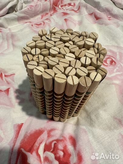 Бигуди деревянные