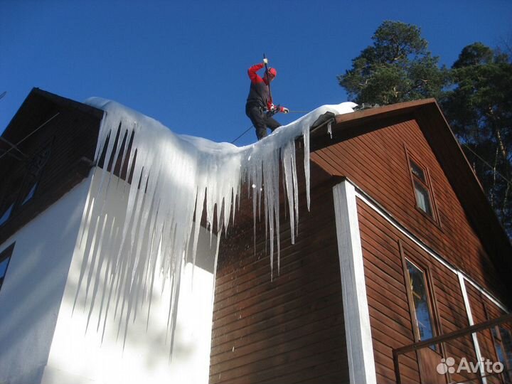Промышленный альпинист. Ремонт фасада. Монтажник