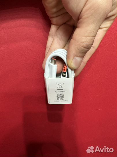 Кабель usb type c xiaomi turbo зарядка white новый
