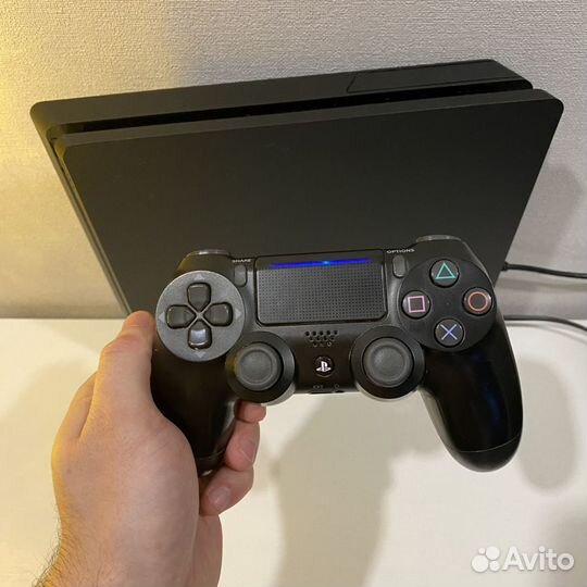 Sony PS4 Slim 1tb 3 ревизия CUH-2208B + топ игры