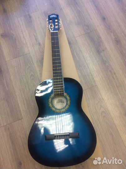 Гитара silverton синяя новая классика 39»