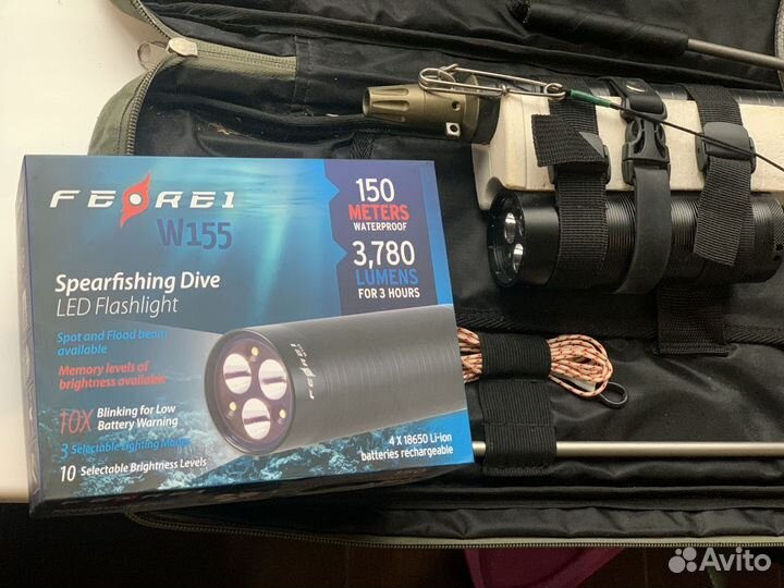 Фонарь для подводной охоты Ferei W155