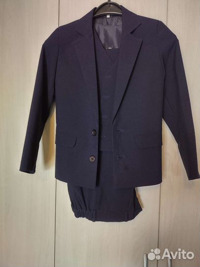 Костюм тройка для мальчика 122 128 7 лет