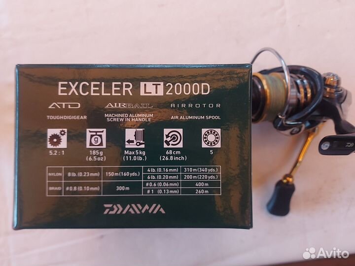 Катушка daiwa 17 Exceler LT 2000D