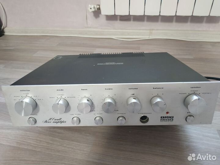Усилитель бриг 001 первая версия 1976