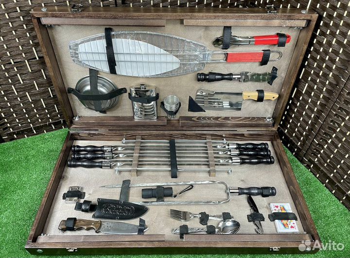 Шашлычный набор стол