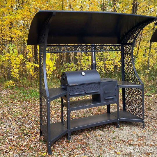 Мангал Мангальная зона гриль Печь пкм смокер