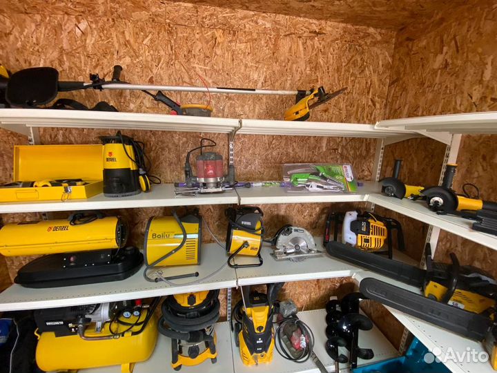 Аренда строительных и садовых инструментов