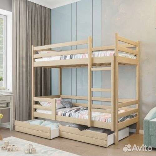 Кровать детская двухъярусная новая
