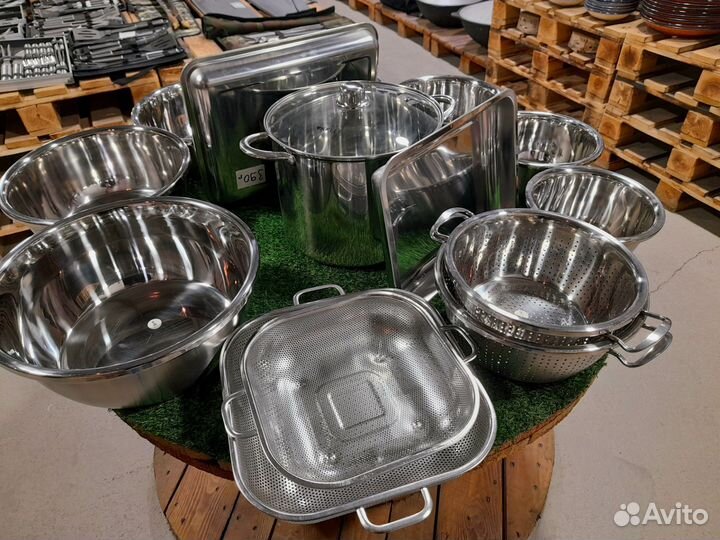 Миски, тазы, блюда из нержавеющей стали