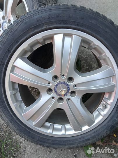Оригинальные диски на mercedes r18