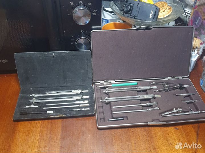 Циркуль старинный (Завод Готовальня)