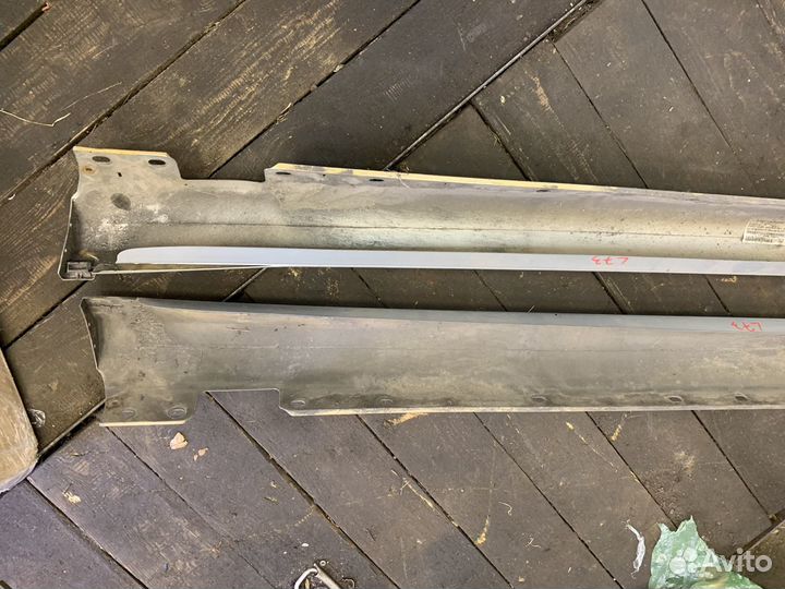 Mercedes w211 накладка порога Авангард