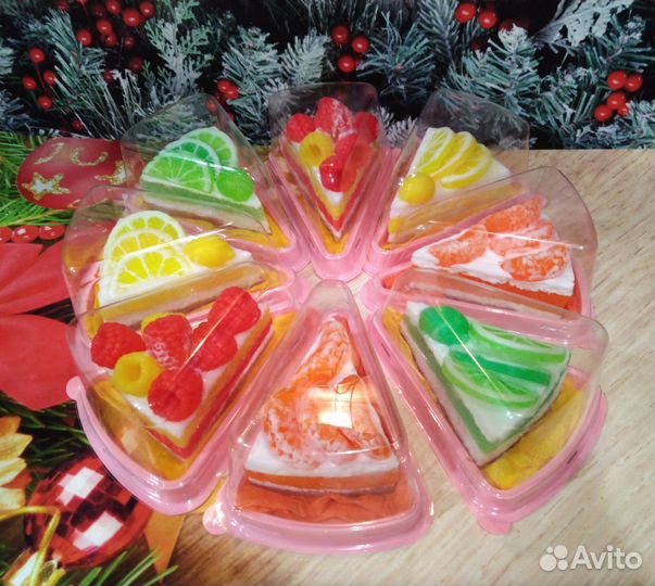 Мыло ручной работы, подарки новый год