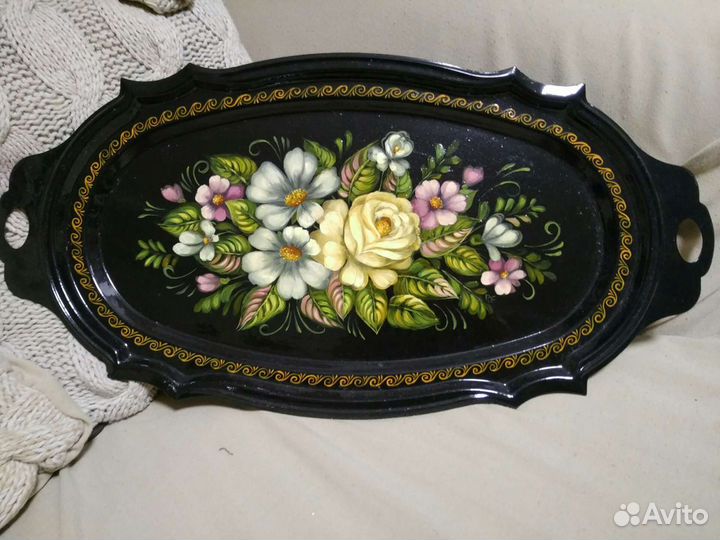 Поднос металлический