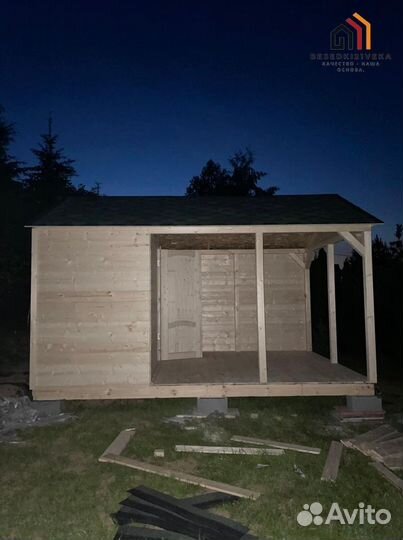 Беседка с мангальной зоной