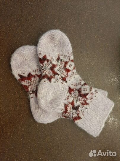 Носки шерстяные вязаные детские